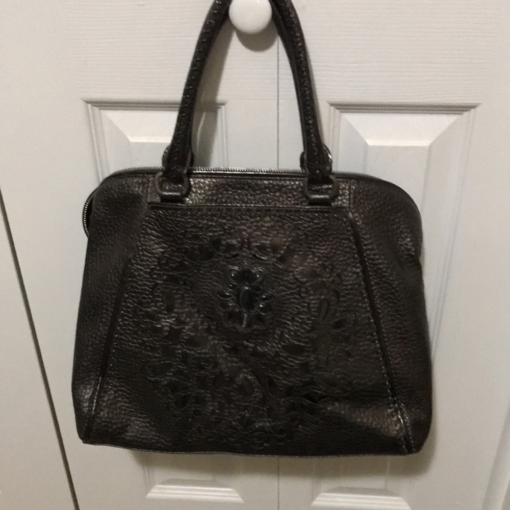 Brighton pewter  medallion handbag